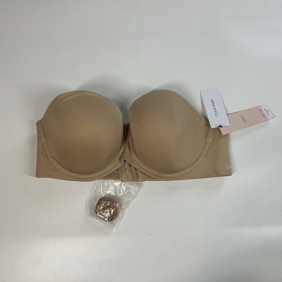 Calvin Klein Other - Calvin Klein T-Shirt Bra Womens 38B Lightly Lined Detachable Strap Nude
